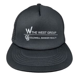 The West Group Coldwell Banker Reality Trucker Hat Black OSFM Mesh Back Hit